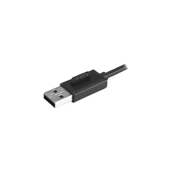 StarTech.com Concentrador Ladrón USB 2.0 de 4 Puertos con Cable Integrado